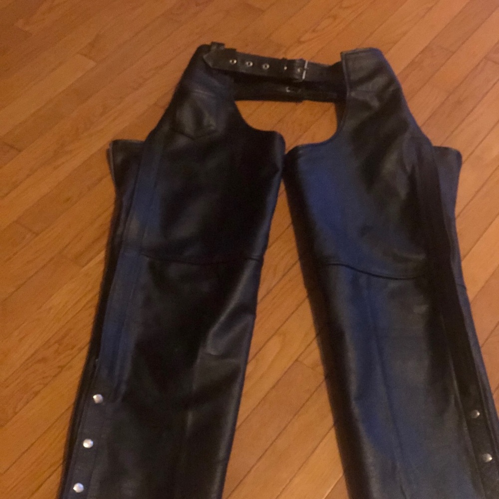 Women’s leather chaps size 12